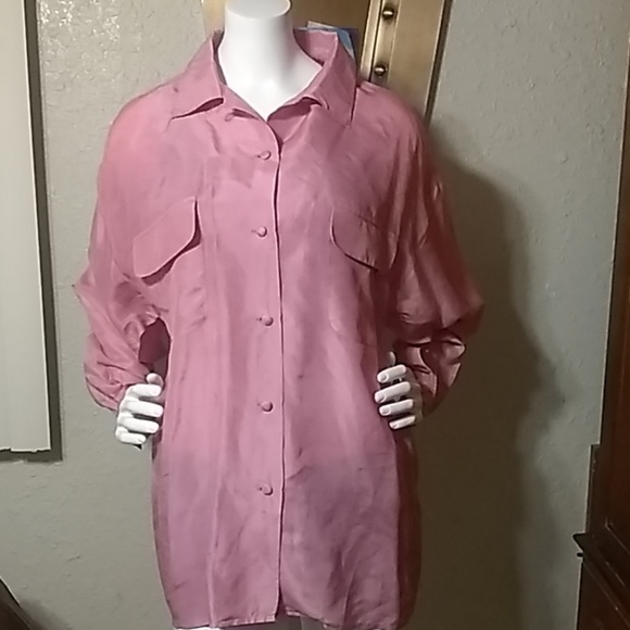 Ivy Club SILK shirt/top - Picture 1 of 5